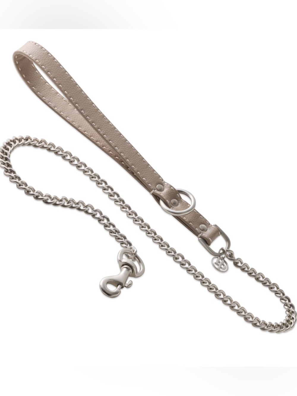 Pet Passion Links - The Saddle Stitch Vegan Leather Chain Dog Leash S, M, L Dogs